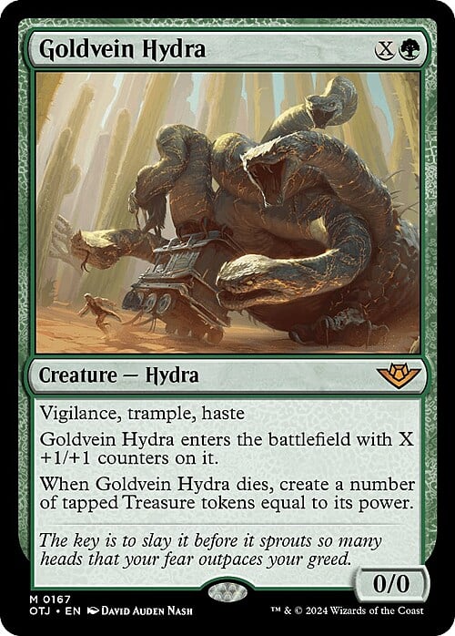 Goldvein Hydra Card Front