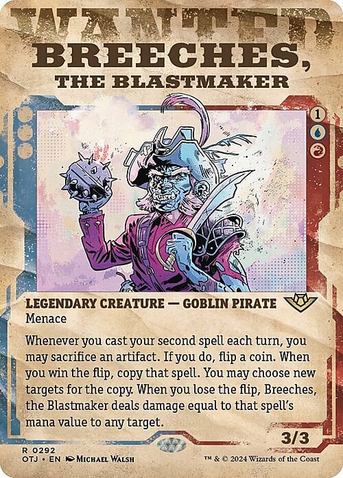 Breeches, the Blastmaker Card Front