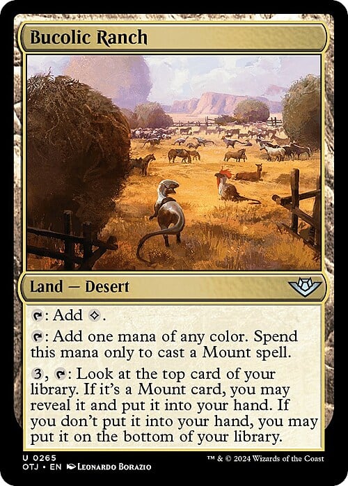Bucolic Ranch Card Front
