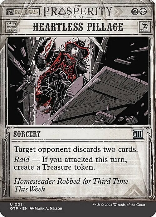 Heartless Pillage Card Front