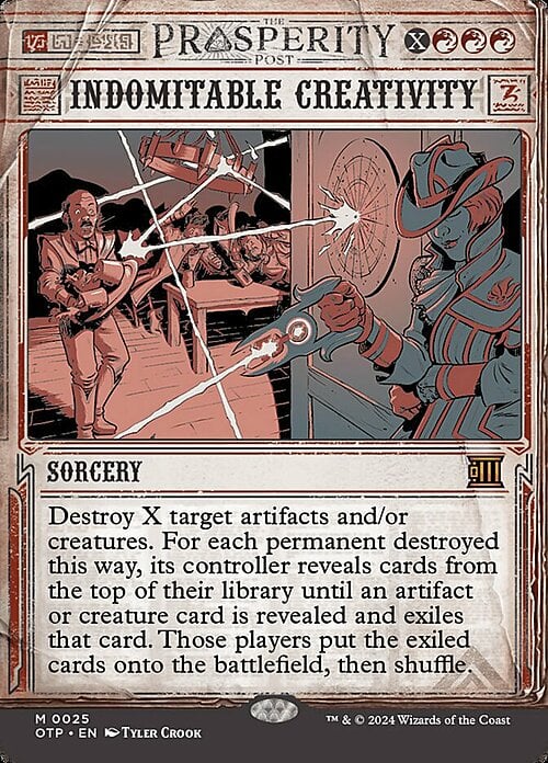 Indomitable Creativity Card Front