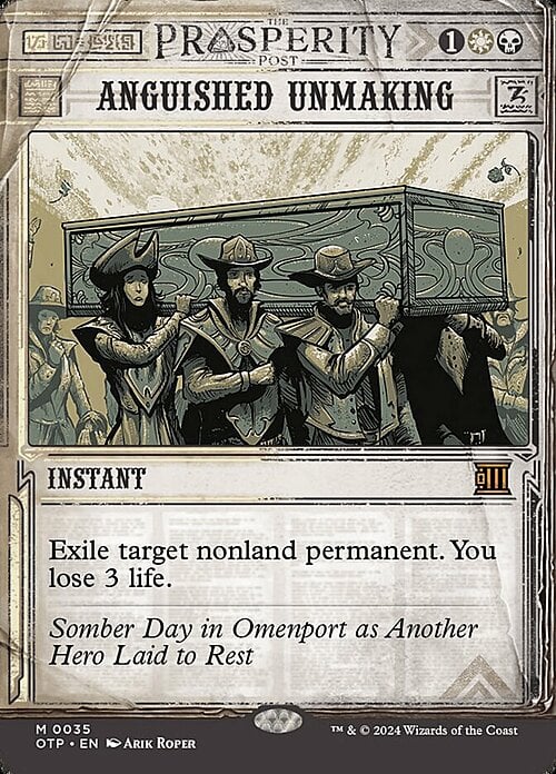 Anguished Unmaking Card Front