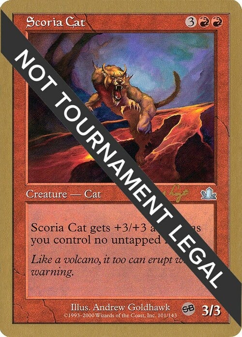 Scoria Cat Card Front