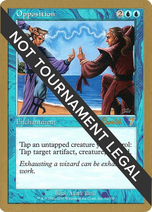 Opposition Card Front