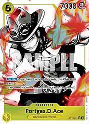 Portgas.D.Ace · Alternate Art ST13-011p