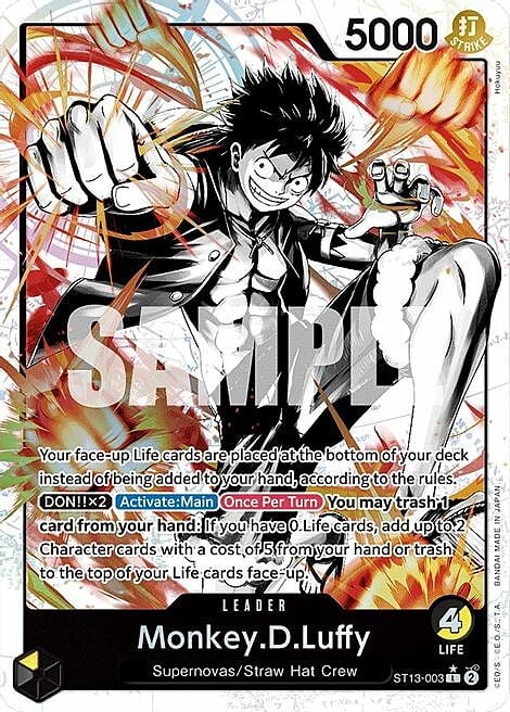 Monkey.D.Luffy Card Front