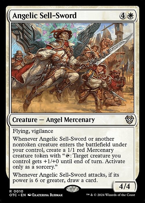 Angelic Sell-Sword Card Front
