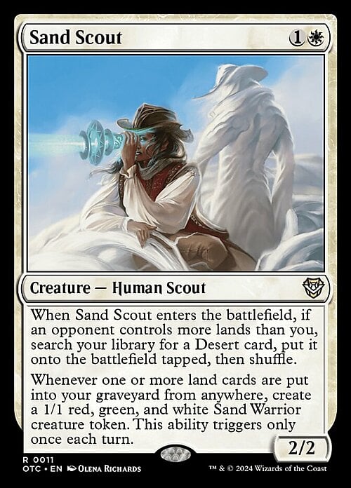 Sand Scout Card Front