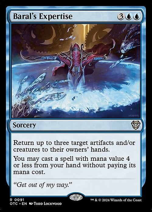 Baral's Expertise Card Front