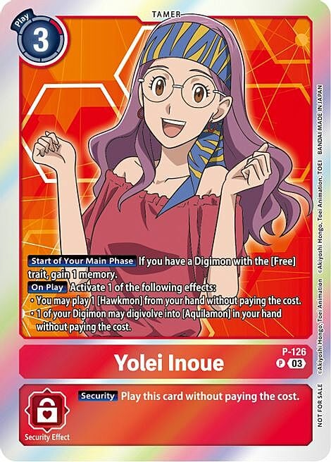 Yolei Inoue Card Front