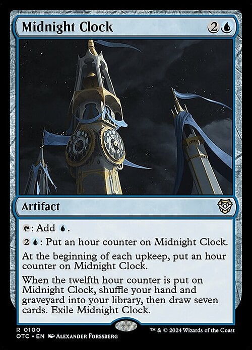 Orologio di Mezzanotte Card Front