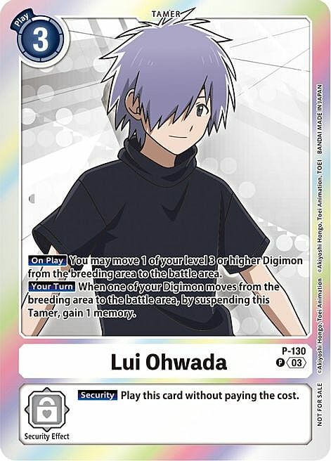 Lui Ohwada Card Front