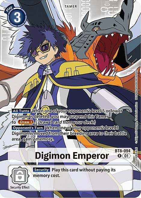 Digimon Emperor Frente