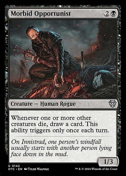 Morbid Opportunist Card Front