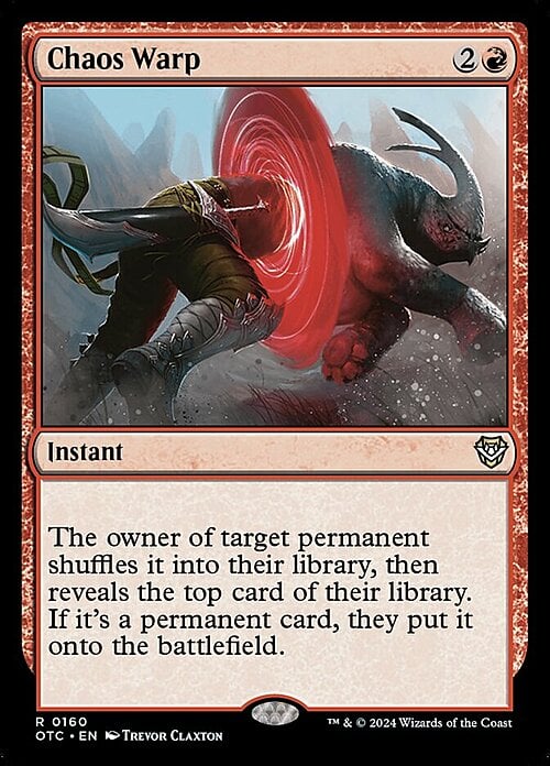 Chaos Warp Card Front