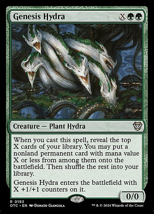 Genesis Hydra Card Front