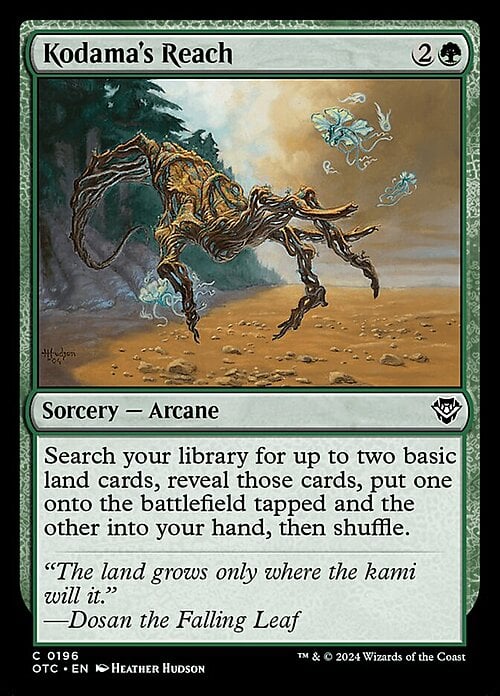 Kodama's Reach Card Front