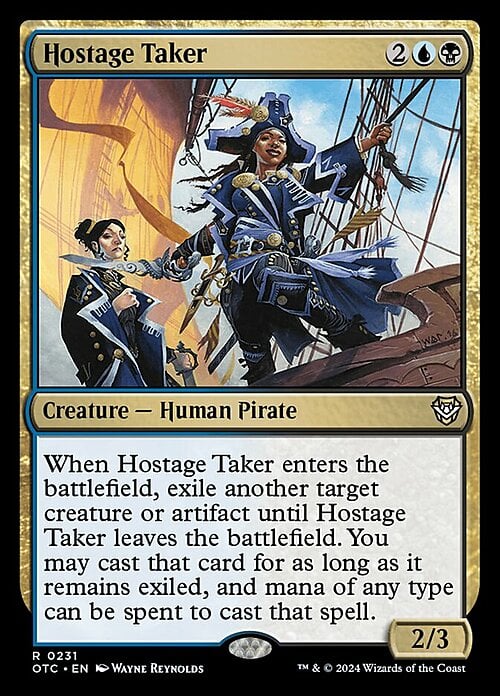 Hostage Taker Card Front