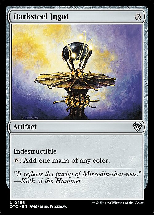 Darksteel Ingot Card Front
