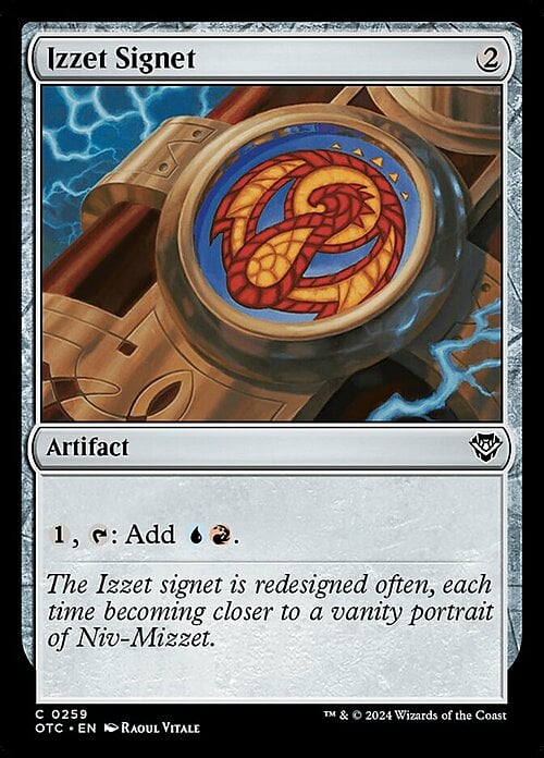 Izzet Signet Card Front