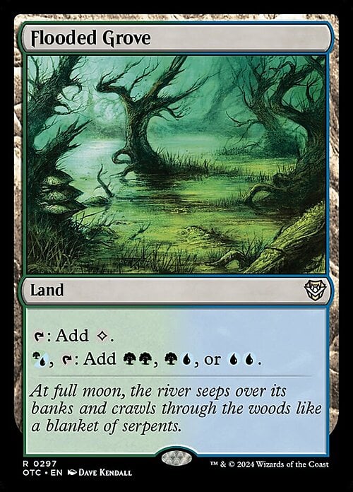 Flooded Grove Card Front