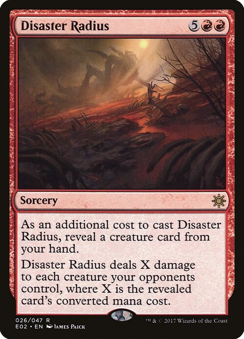 Disaster Radius Card Front