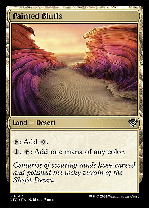 Painted Bluffs Card Front