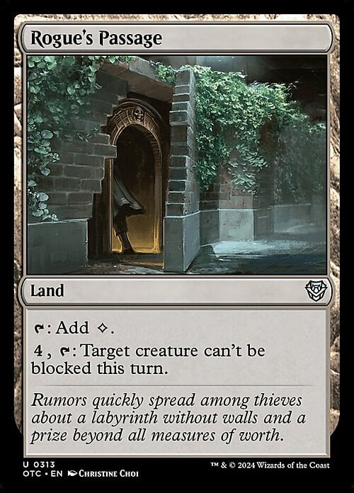 Rogue's Passage Card Front