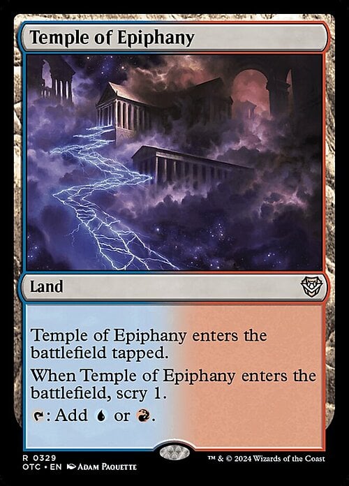 Temple of Epiphany Card Front