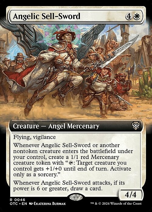 Angelic Sell-Sword Card Front