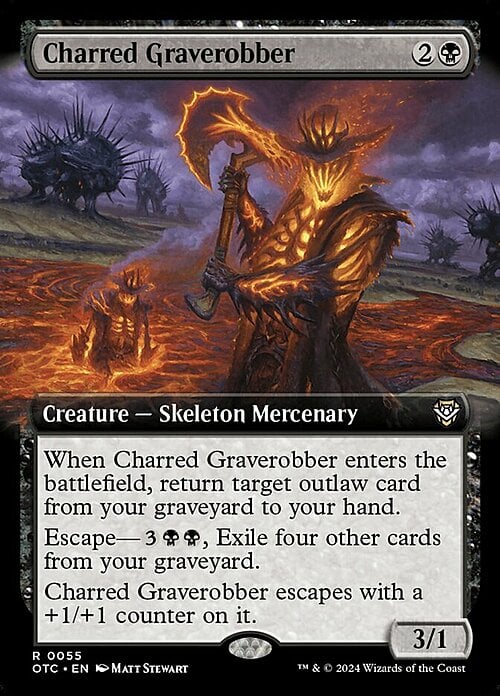Charred Graverobber Card Front