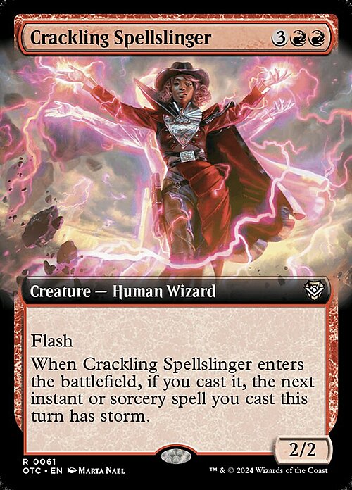Crackling Spellslinger Card Front
