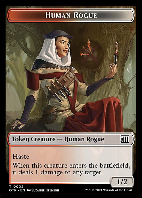 Human Rogue Card Front