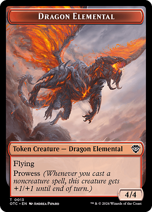 Dragon Elemental // Bird Illusion Card Front