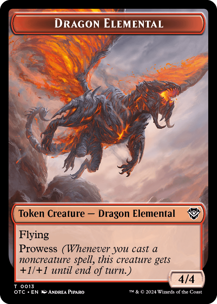 Dragon Elemental // Treasure Commander: Outlaws of Thunder Junction ...