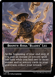 Bounty: Rissa "Blades" Lee // Bounty Rules