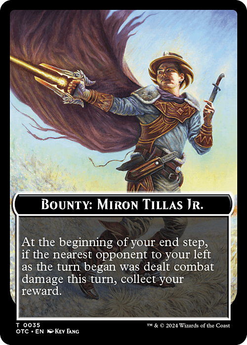 Bounty: Miron Tillas Jr. // Bounty Rules Card Front