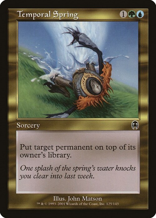 Temporal Spring Card Front