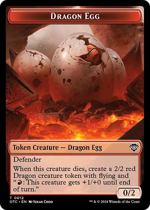 Dragon Egg // Dragon Card Front