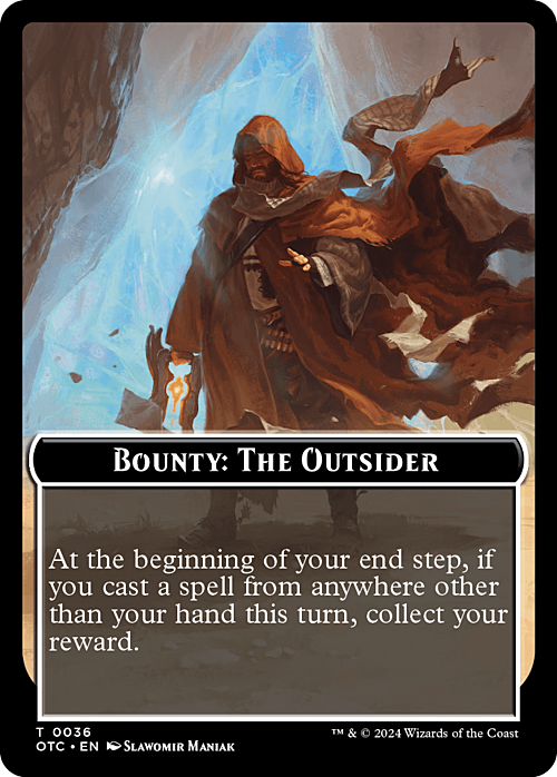 Bounty: The Outsider // Bounty Rules Card Front
