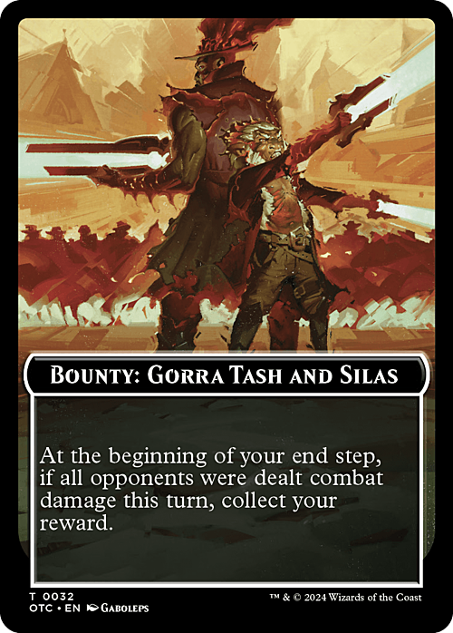 Bounty: Gorra Tash and Silas Card Front