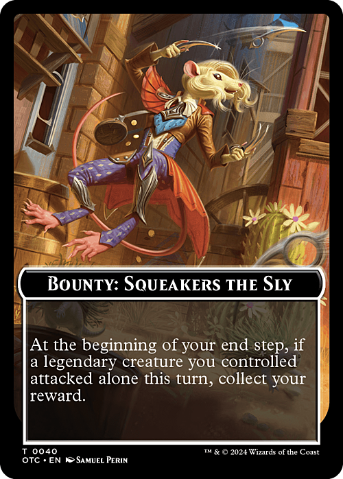 Bounty: Squeakers the Sly Card Front