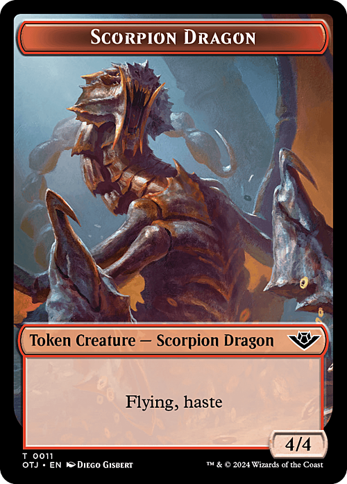 Scorpion Dragon Card Front