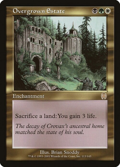 Overgrown Estate Card Front