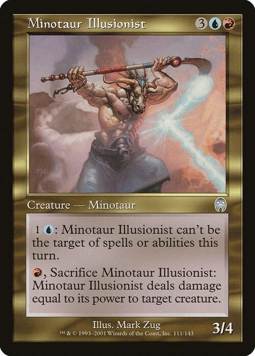Illusionista Minotauro Card Front
