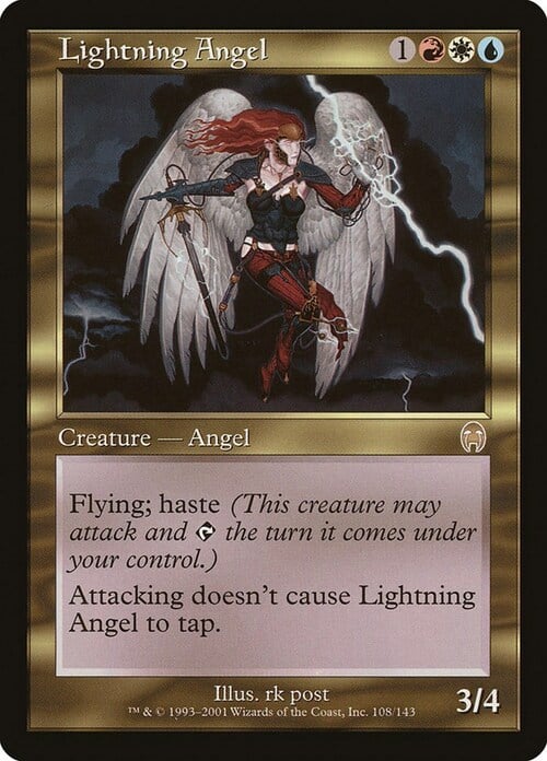 Lightning Angel Card Front