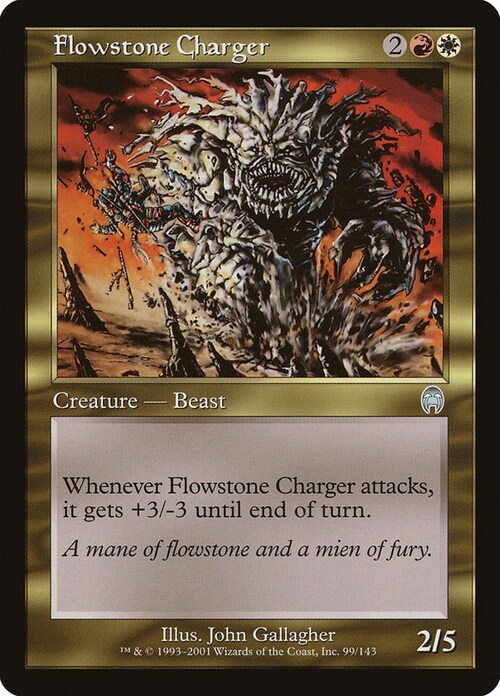 Flowstone Charger Card Front