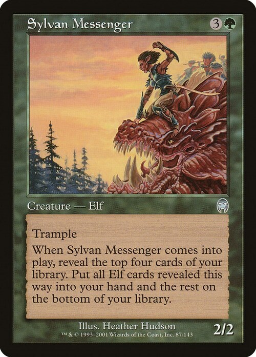 Sylvan Messenger Card Front