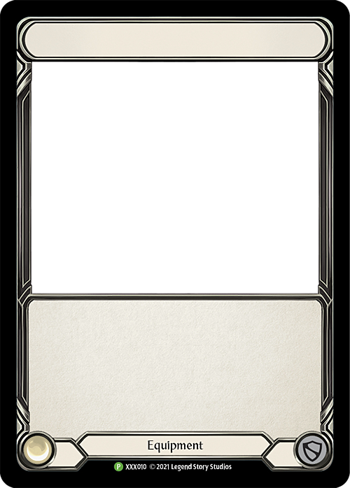 Placeholder Equipment Card Front