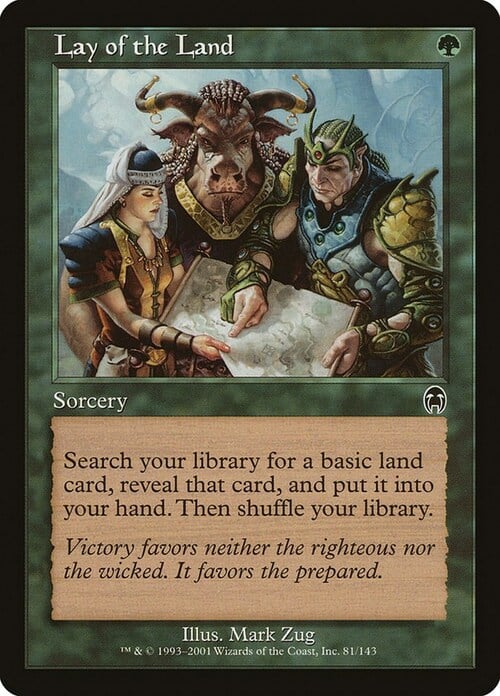 Lay of the Land Card Front